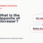 What Is the Opposite of ‘increase’?